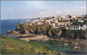 Port Isaac  Cornwall bay