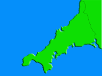 cornwall map