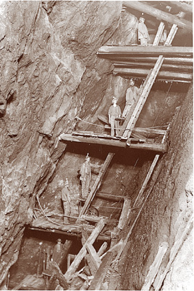 Man Engine in a mine