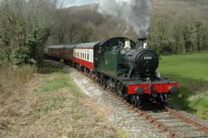 Bodmin & Wadebridge Railway runs steam engines