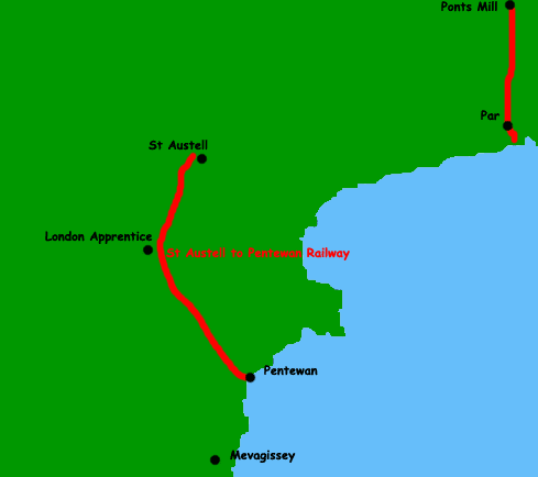 St Austell to Pentewan Railway